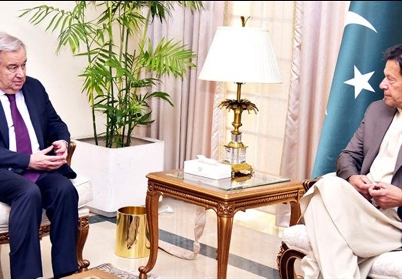 تاکید مسئولین پاکستان بر تلاش برای ایجاد صلح در افغانستان در دیدار با گوترش