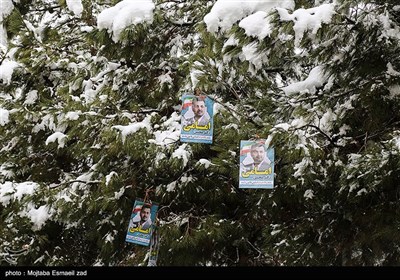 تبلیغات نامزدهای انتخابات مجلس در ارومیه 