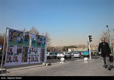 تبلیغات نامزدهای انتخابات مجلس در تهران