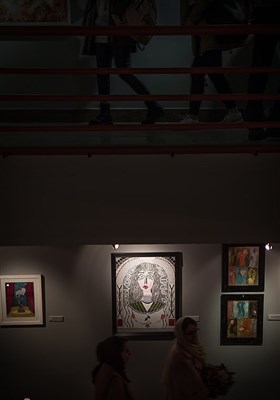 افتتاح نمایشگاه دوازدهمین جشنواره هنرهای تجسمی فجر