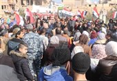 Syrian people celebrate army victories in Deir Ezzor