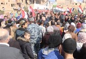 Syrian people celebrate army victories in Deir Ezzor