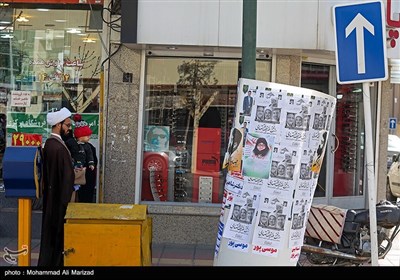 تبلیغات نامزدهای انتخابات مجلس درقم 