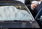 بازدید حجت‌الاسلام حسن روحانی رئیس‌جمهور از چهار خودرو تولید داخل