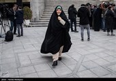 معصومه ابتکار معاون امور زنان و خانواده رئیس جمهور در حاشیه جلسه هیئت دولت