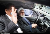 رونمایی از چهار خودرو تولید داخل با حضور حجت‌الاسلام حسن روحانی رئیس‌جمهور