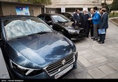 بازدید حجت‌الاسلام حسن روحانی رئیس‌جمهور از چهار خودرو تولید داخل