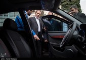 رونمایی از چهار خودرو تولید داخل با حضور اسحاق جهانگیری معاون اول رئیس جمهور
