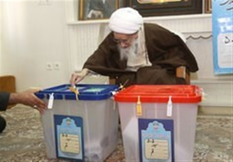 انتخابات ایران| آیت‌الله صافی گلپایگانی در انتخابات شرکت کرد‌