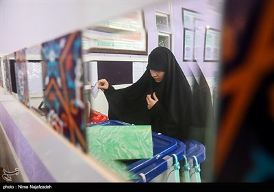 People in Mashhad Participate in Iran Parliamentary Elections