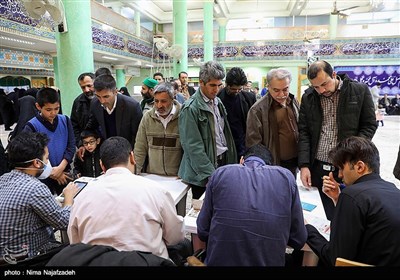 People in Mashhad Participate in Iran Parliamentary Elections