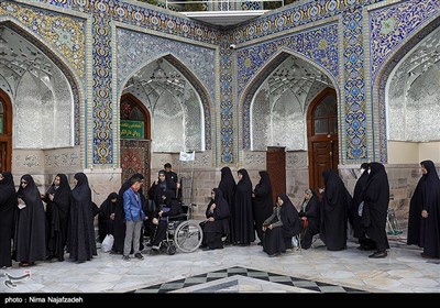 People in Mashhad Participate in Iran Parliamentary Elections