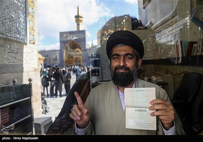 People in Mashhad Participate in Iran Parliamentary Elections