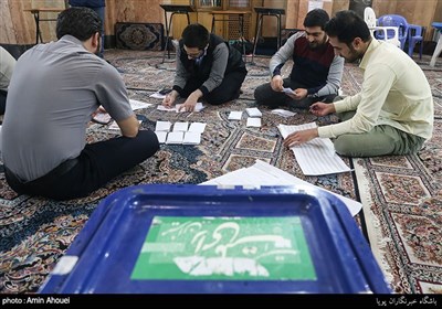 شمارش آرا در شعب اخذ رای تهران
