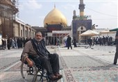 محمدرضا رجبی جانباز 70 درصد قطع نخاعی آسمانی شد + عکس