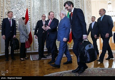 دیدار وزیرخارجه اتریش با ظریف