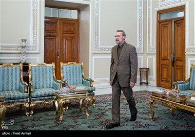 علی لاریجانی رئیس مجلس ایران 