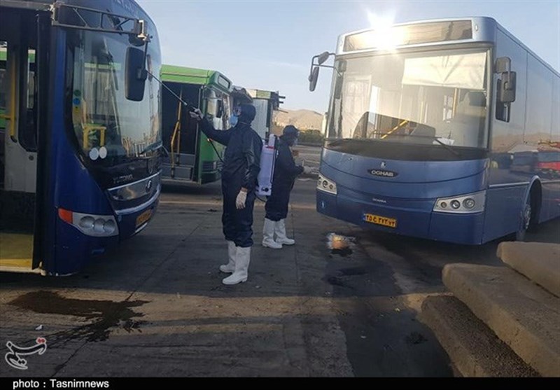 ناوگان حمل و نقل عمومی گلستان برای پیشگیری از کرونا ضدعفونی می‌شود