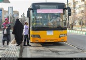 ناوگان اتوبوسرانی شهر کرمانشاه برای هر سرویس رفت و برگشت ضدعفونی می‌شود