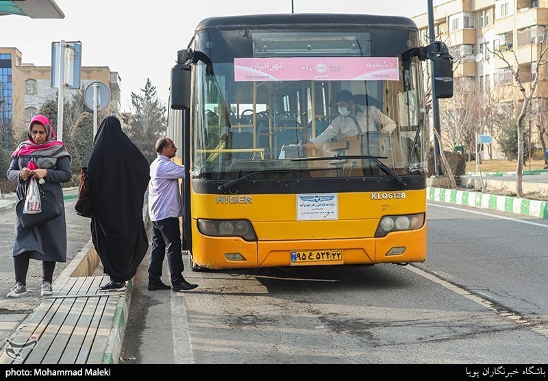 ناوگان اتوبوسرانی شهر کرمانشاه برای هر سرویس رفت و برگشت ضدعفونی می‌شود