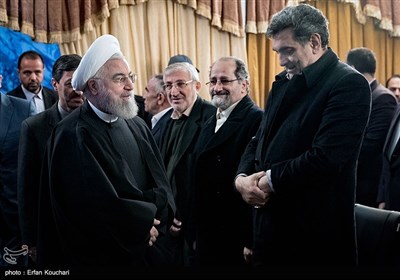 ورود حسن روحانی، رئیس جمهور به آیین افتتاح فاز یک آزادراه تهران-شمال