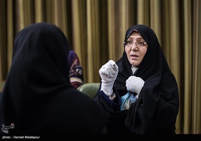 زهرا صدراعظم نوری در جلسه علنی شورای شهر تهران