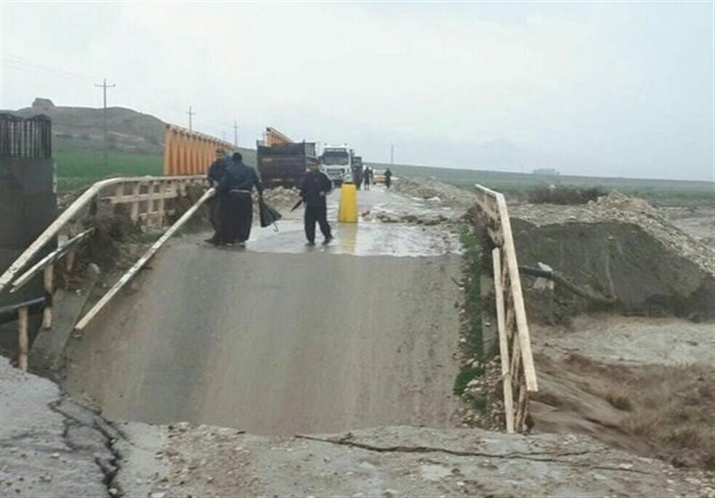 تازه‌ترین اخبار از ‌بارش‌های سیل‌آسا در ایلام|‌ از تخریب پل جزمان تا لغو پروازها