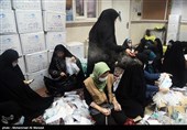 بسته بندی و توزیع 50 هزار بسته بهداشتی-قم