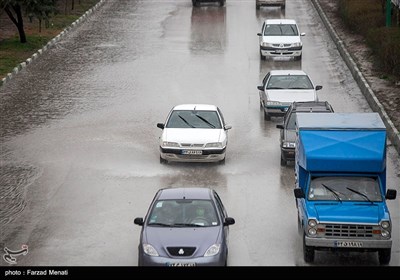 آبگرفتگی معابر در کرمانشاه