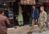 نمایش خیابانی فرمانده نیروهای آمریکایی و ناتو در کابل