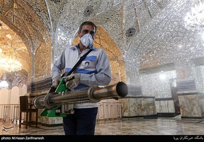 Iran Disinfects Holy Sites, Steps Up Efforts to Stop COVID-19