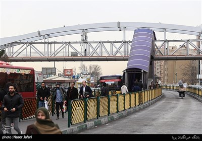 پایانه اتوبوسرانی در سه راه تهرانپارس