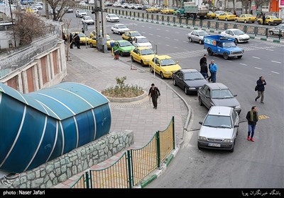 پایانه تاکسی در سه راه تهرانپارس