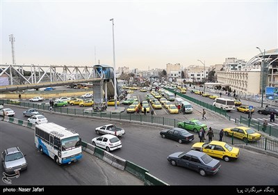 پایانه تاکسی در سه راه تهرانپارس