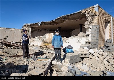 روستاهای زلزله زده بخش قطور شهرستان خوی پس از هفت روز -آذربایجان غربی