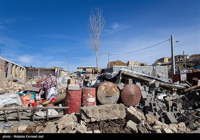 روستاهای زلزله زده بخش قطور شهرستان خوی پس از هفت روز -آذربایجان غربی