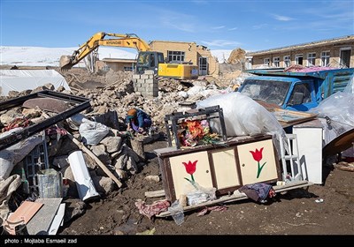 روستاهای زلزله زده بخش قطور شهرستان خوی پس از هفت روز -آذربایجان غربی