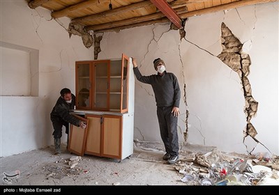 روستاهای زلزله زده بخش قطور شهرستان خوی پس از هفت روز -آذربایجان غربی