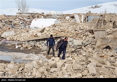 روستاهای زلزله زده بخش قطور شهرستان خوی پس از هفت روز -آذربایجان غربی