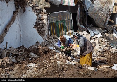 روستاهای زلزله زده بخش قطور شهرستان خوی پس از هفت روز -آذربایجان غربی