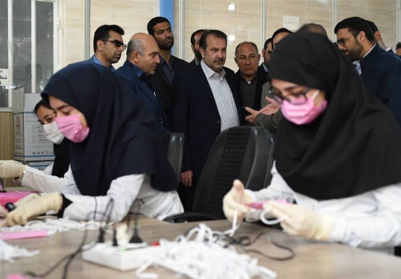 دستور استاندار فارس برای افزایش سرمایه در گردش یک واحد تولید ماسک در شیراز