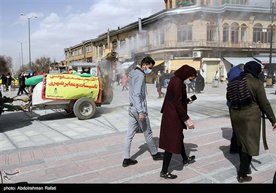 Iran Disinfects Main Streets amid Spread of Coronovirus