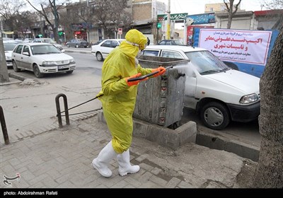 Iran Disinfects Main Streets amid Spread of Coronovirus