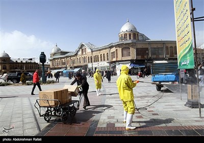 Iran Disinfects Main Streets amid Spread of Coronovirus