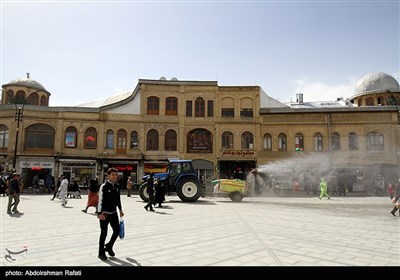 Iran Disinfects Main Streets amid Spread of Coronovirus