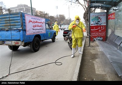 Iran Disinfects Main Streets amid Spread of Coronovirus