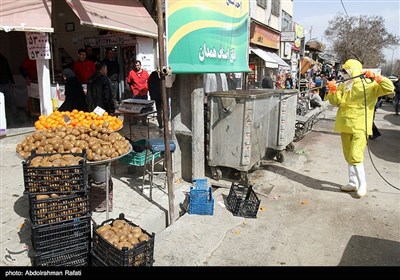 Iran Disinfects Main Streets amid Spread of Coronovirus