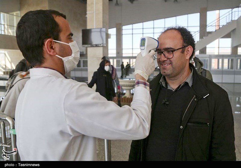 تست مقابله با شیوع ویروس کرونا در فرودگاه بجنورد به روایت تصاویر