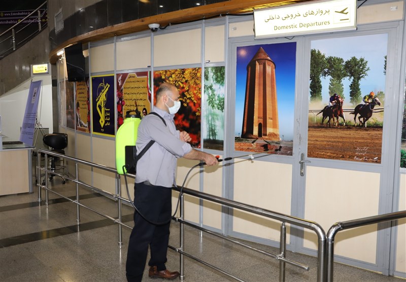 ضدعفوني،كرونا،گندزدايي،گرگان