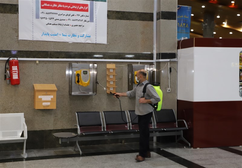 ضدعفوني،كرونا،گندزدايي،گرگان